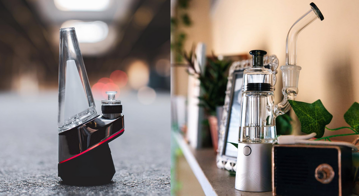 puffco peak vs xvape vista mini 2 electronic dab rig