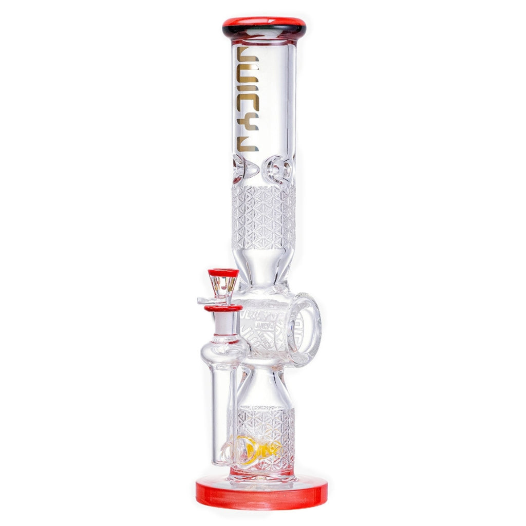 Juicy J Glass Barrel Perc Water Pipe