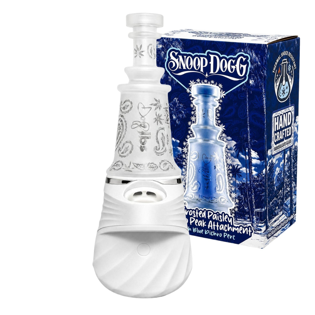 Snoop Dogg Frosted Paisley Puffco Peak Top with Box