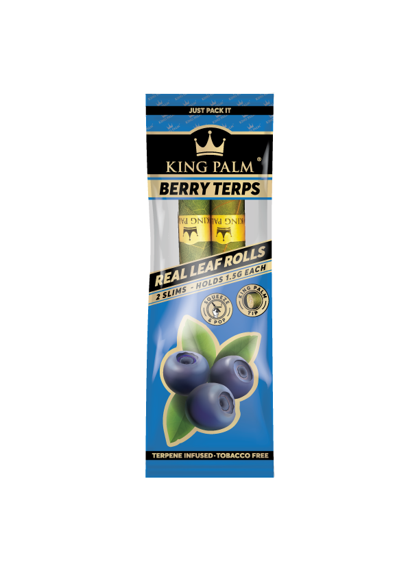 king palm leaf cones berry terps slim