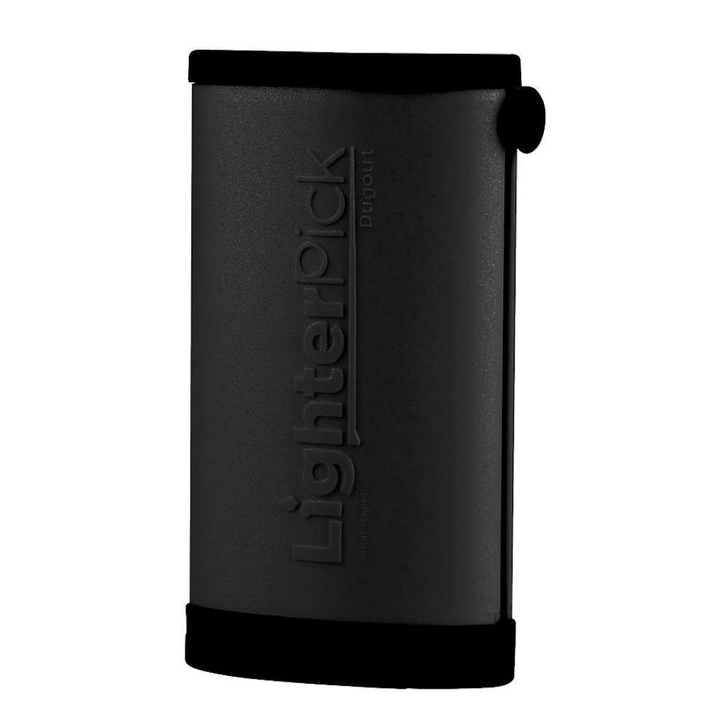 lighterpick all-in-one waterproof smoking dugout black