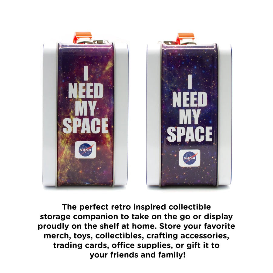NASA Space Logo Metal Lunch Box I Need My Space