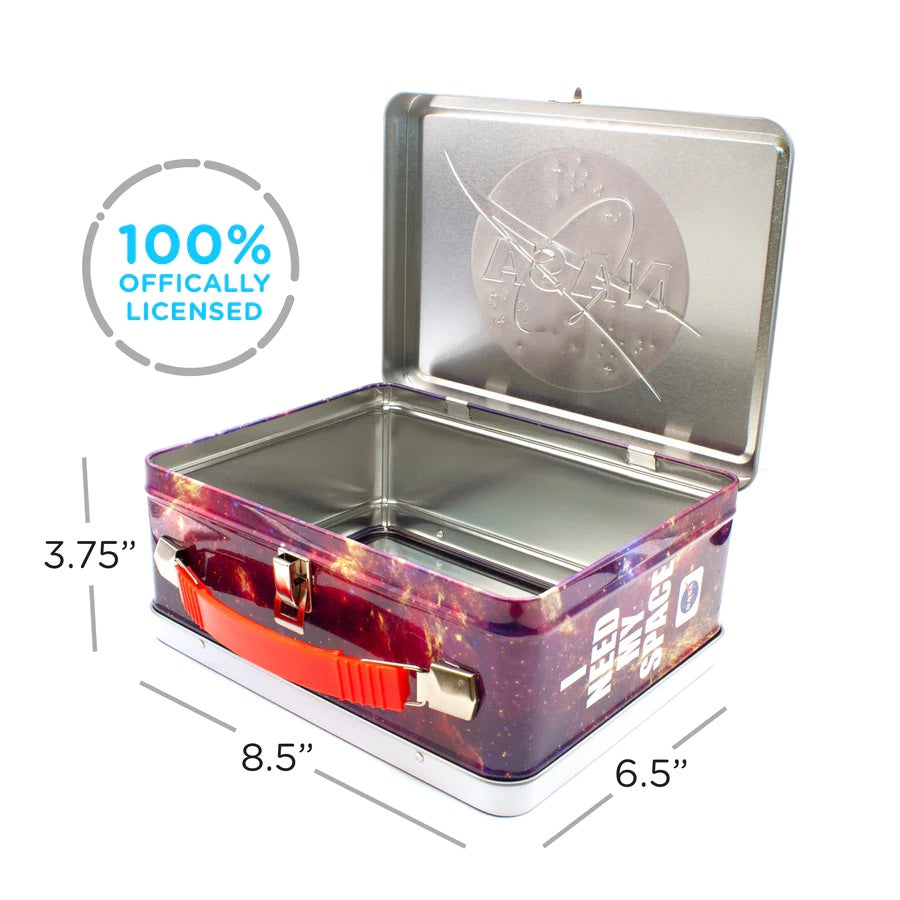 NASA Space Logo Retro Metal Lunch Box