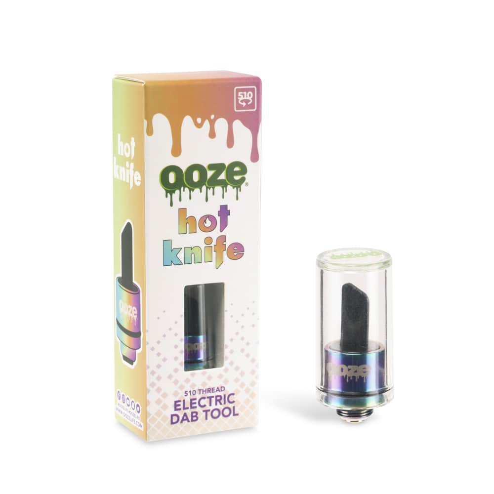 ooze hot knife 510 thread electric dab tool rainbow