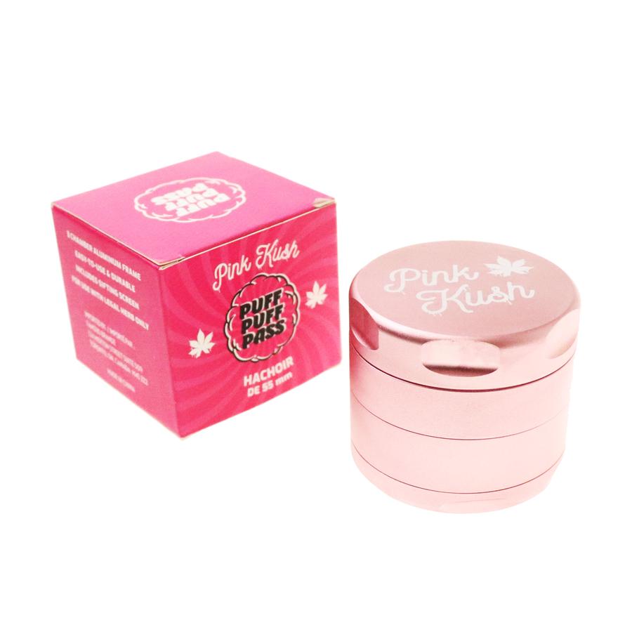 puff puff pass pink kush 4 piece grinder