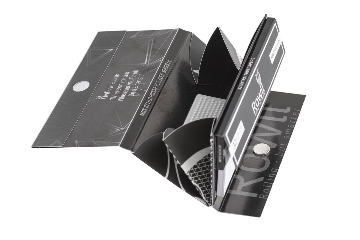 rowll classic kit rolling papers grinder