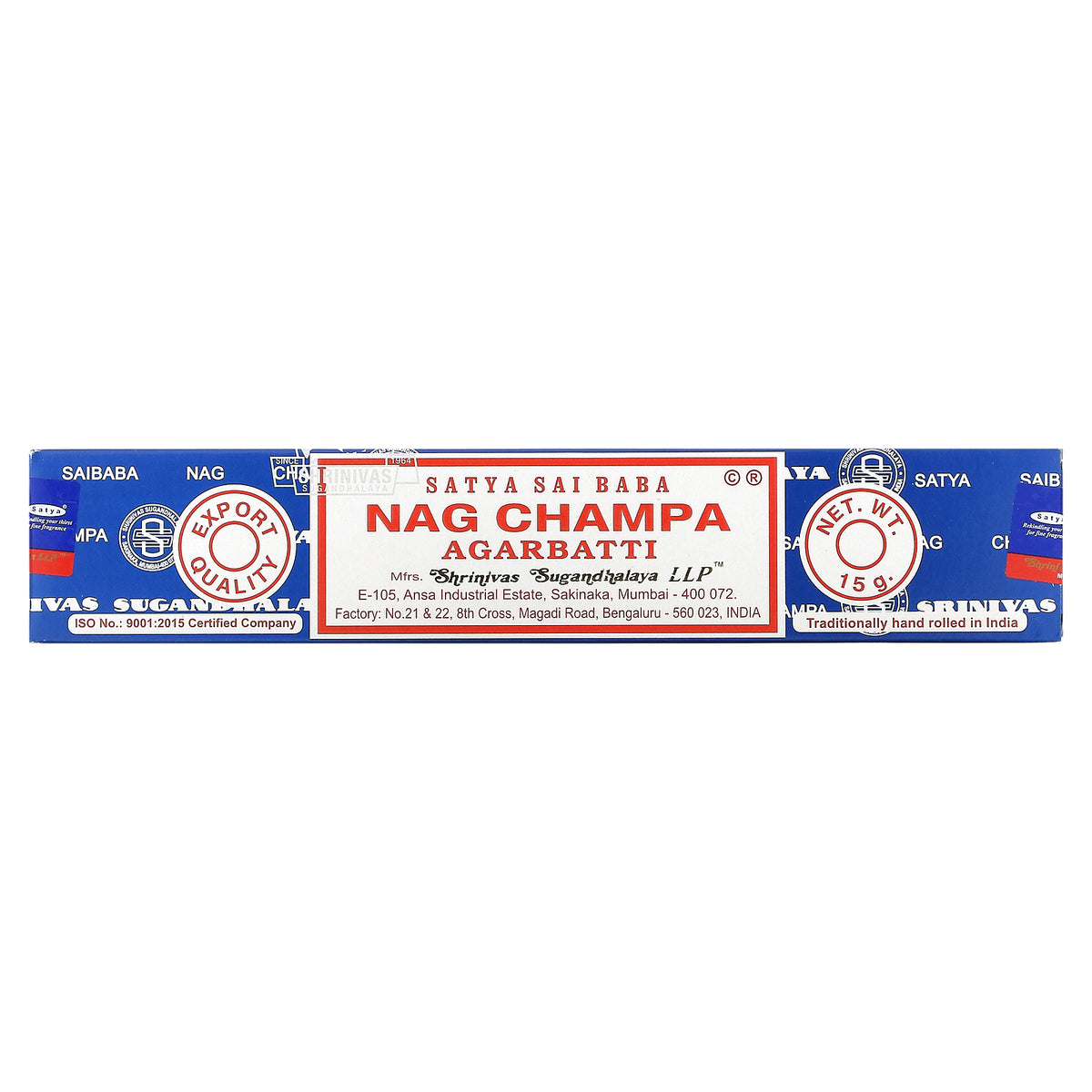satya sai baba nag champa incense sticks 15 gram