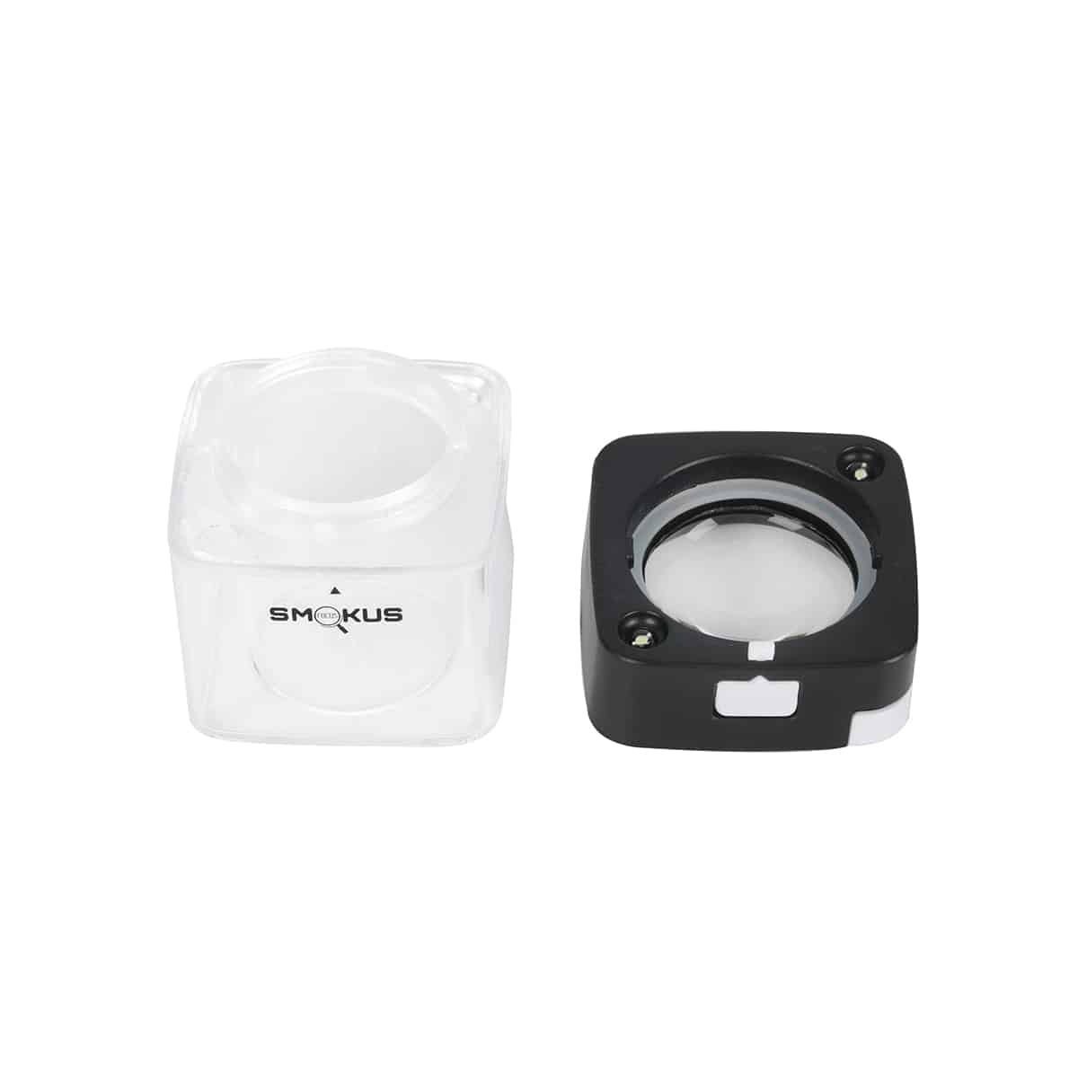 smokus focus comet infinity herb stash jar led black lid