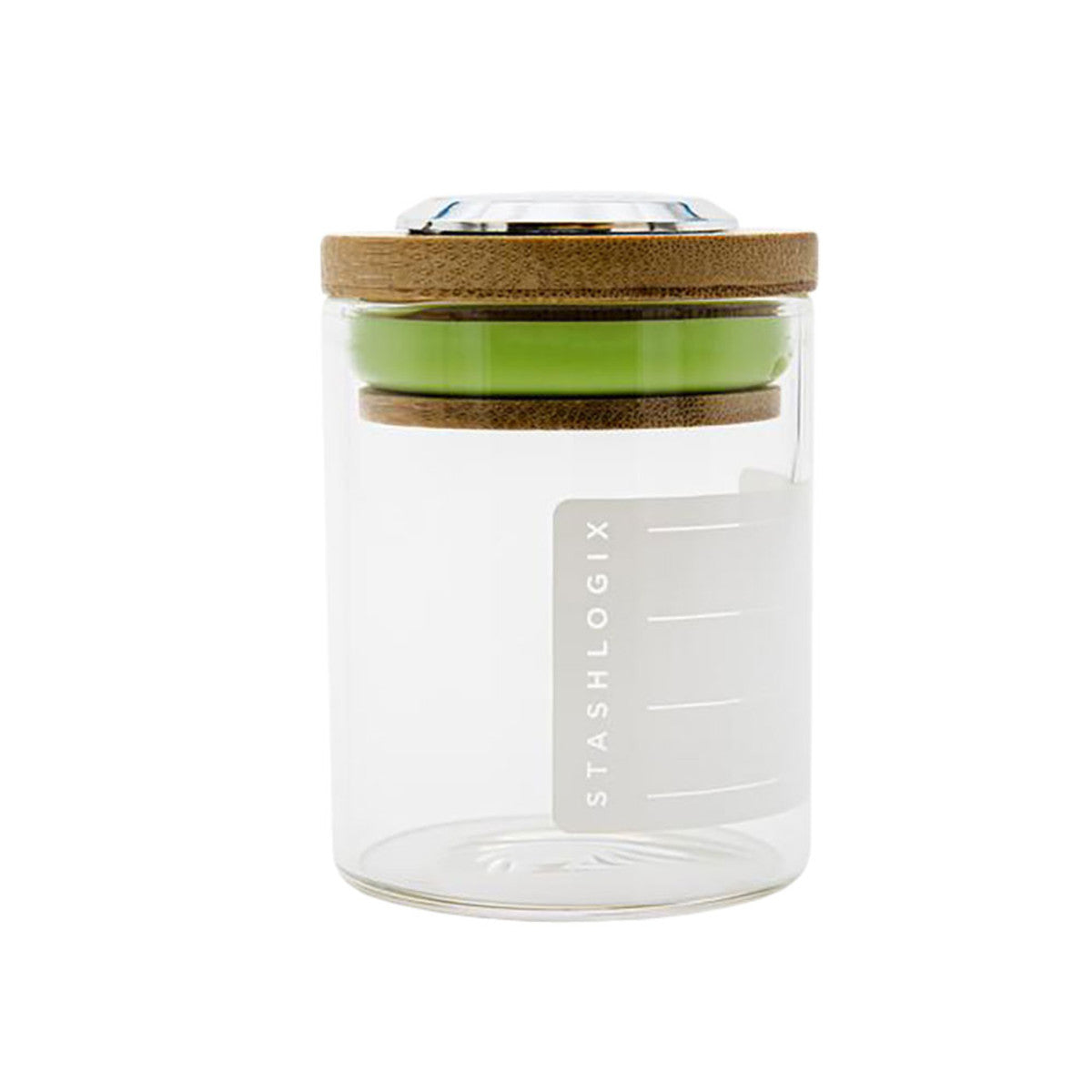 Stashlogix Bamboo SmartJar
