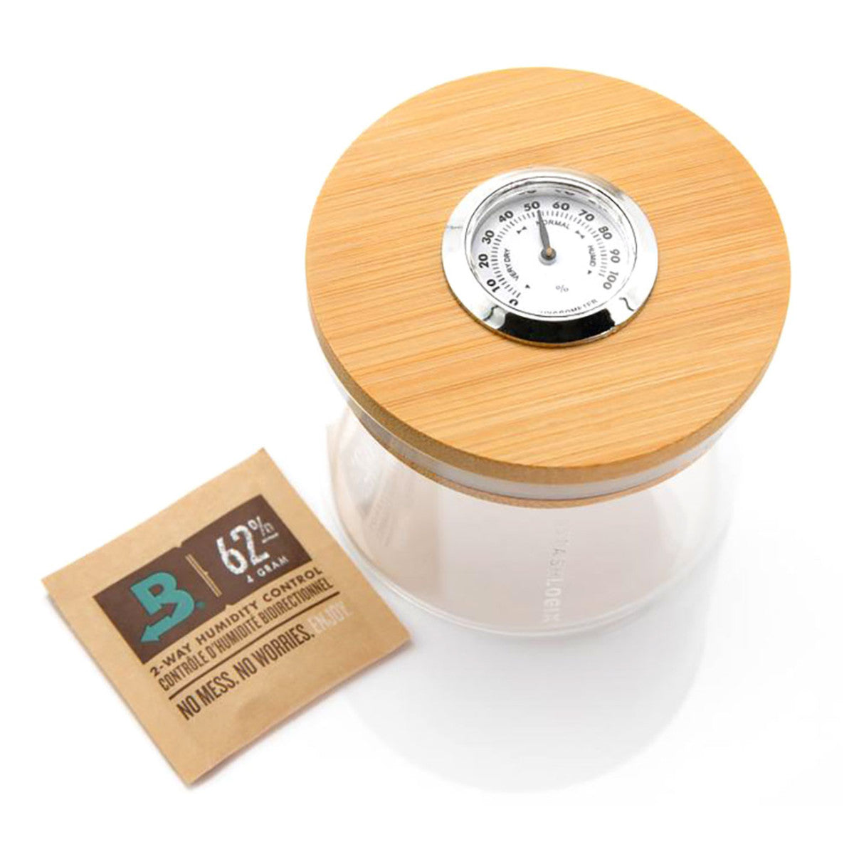 Stashlogix Bamboo SmartJar