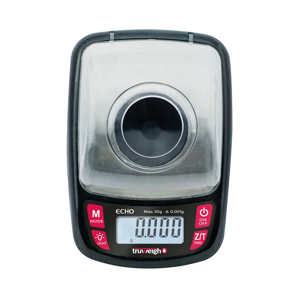 truweigh echo milligram digital scale 50g lid