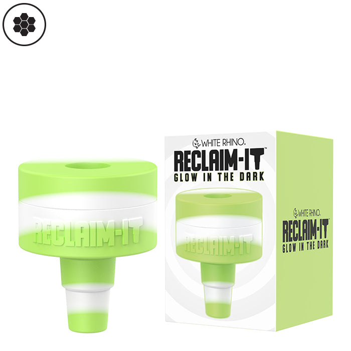 white rhino reclaim it glow dark green