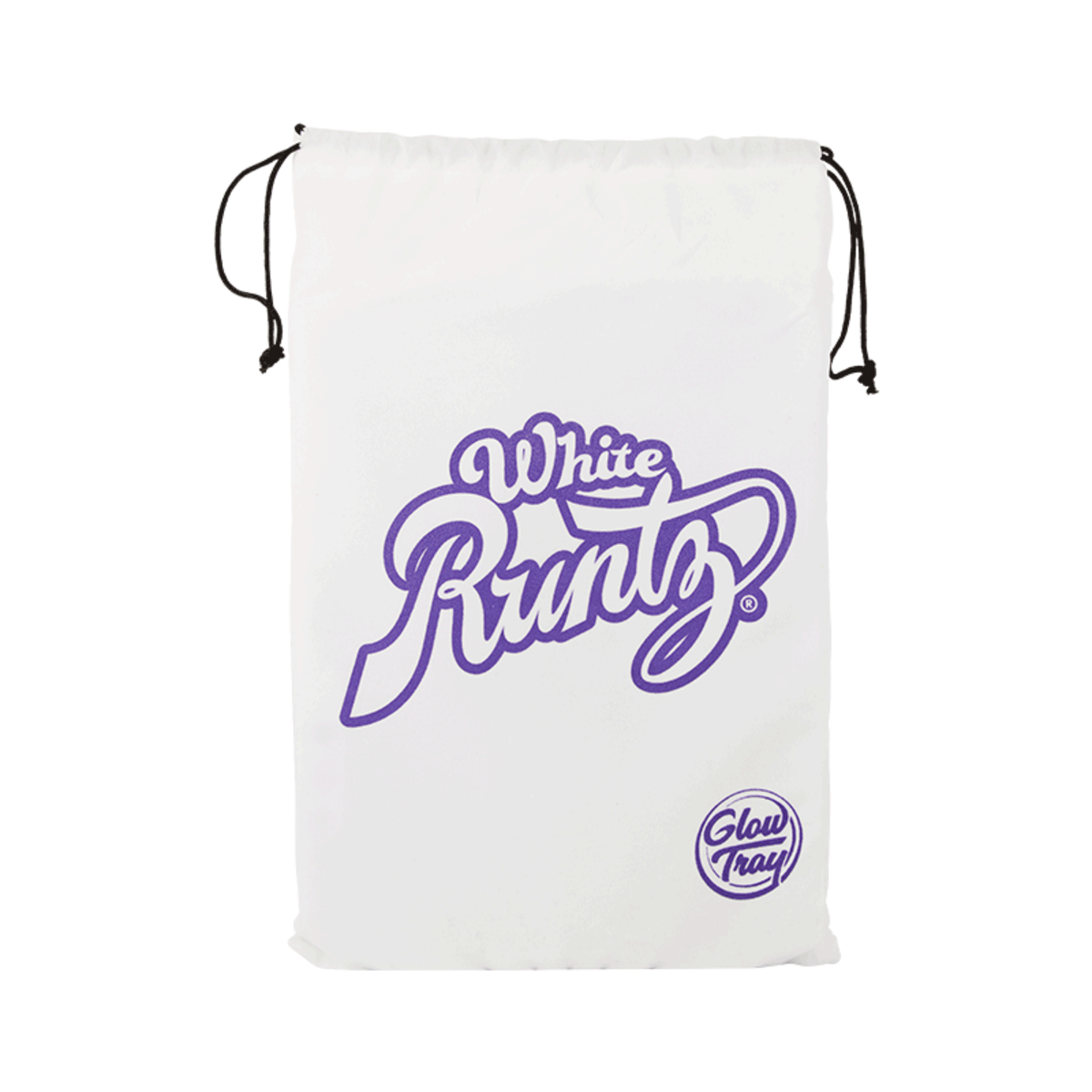 white runtz glow tray carrying bag