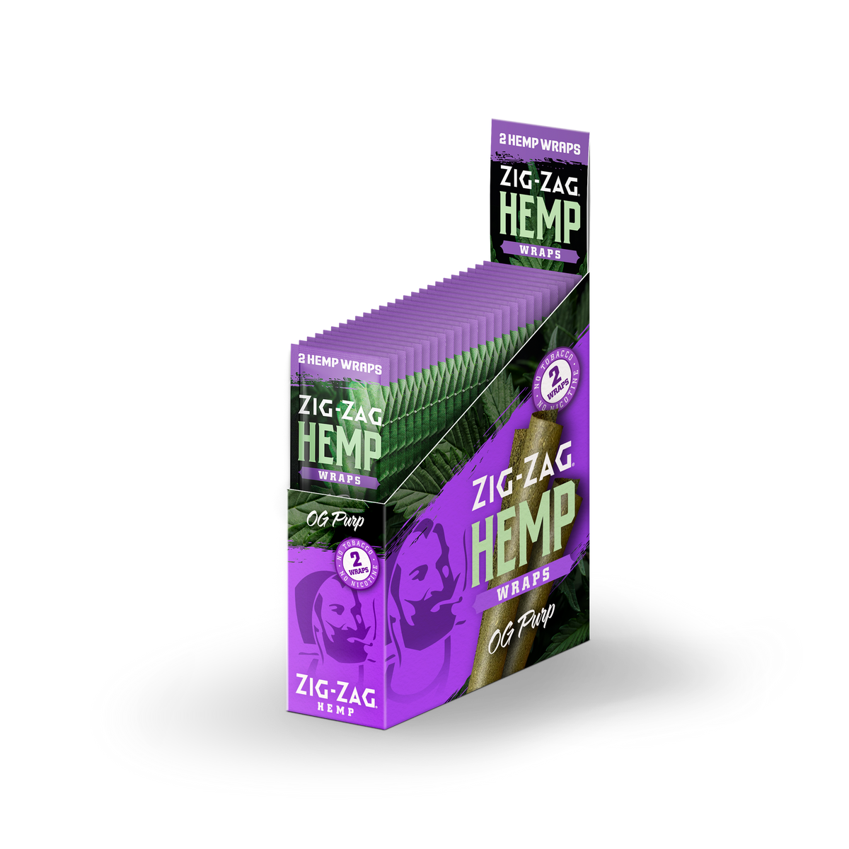 Zig Zag Hemp Wraps | 25pk Box