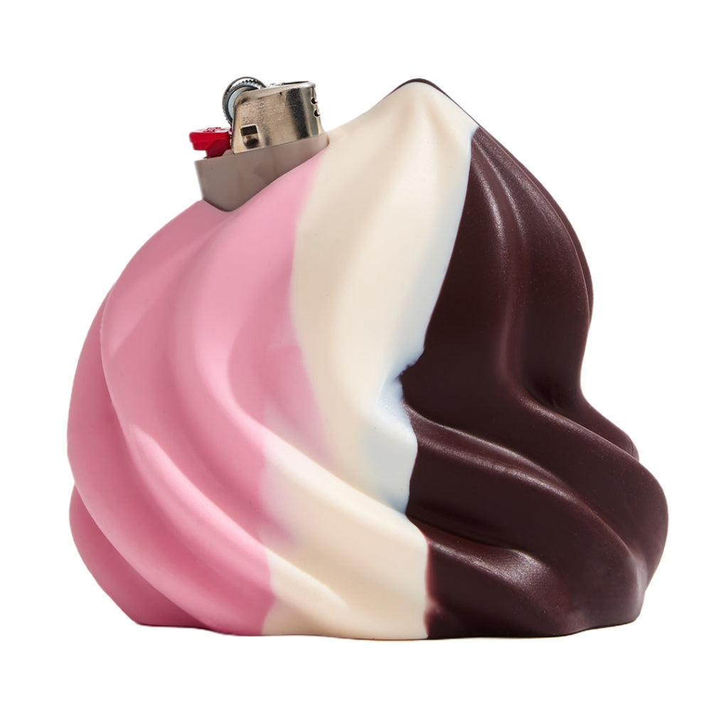 Edie Parker Soft Serve Lighter Holder Neopolitan