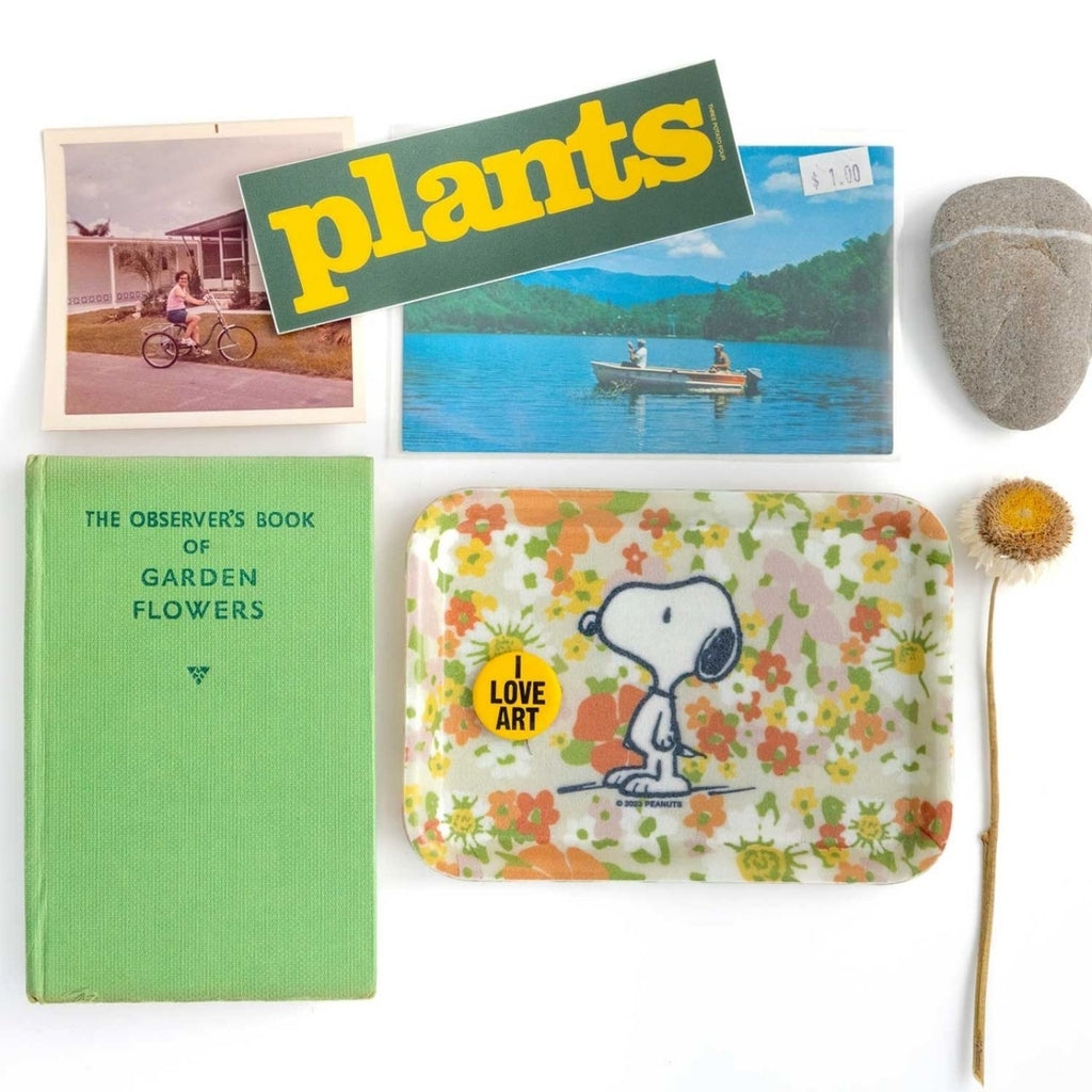 3P4 x Peanuts® Snoopy Wildflowers Vintage Tray