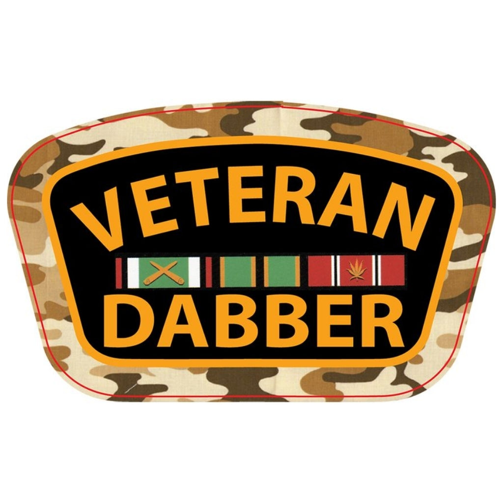 Veteran Dabber Sticker