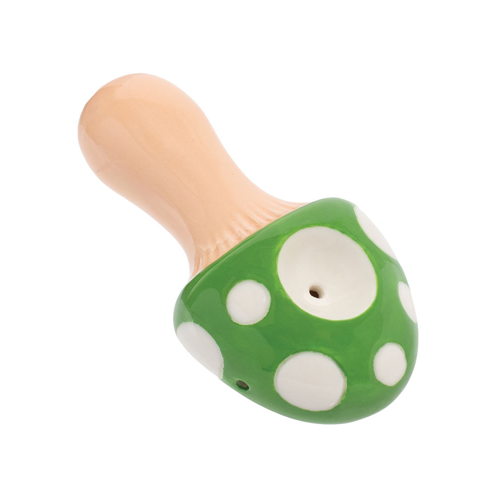 Wacky Bowlz Ceramic Hand Pipe | Mushroom