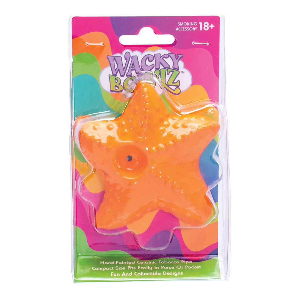 Wacky Bowlz Ceramic Hand Pipe | Starfish