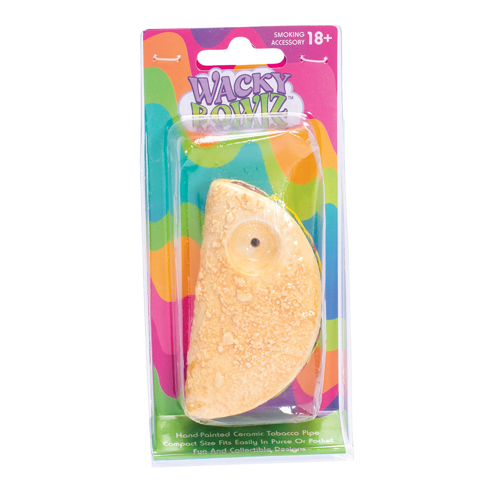 Wacky Bowlz Ceramic Hand Pipe | Taco