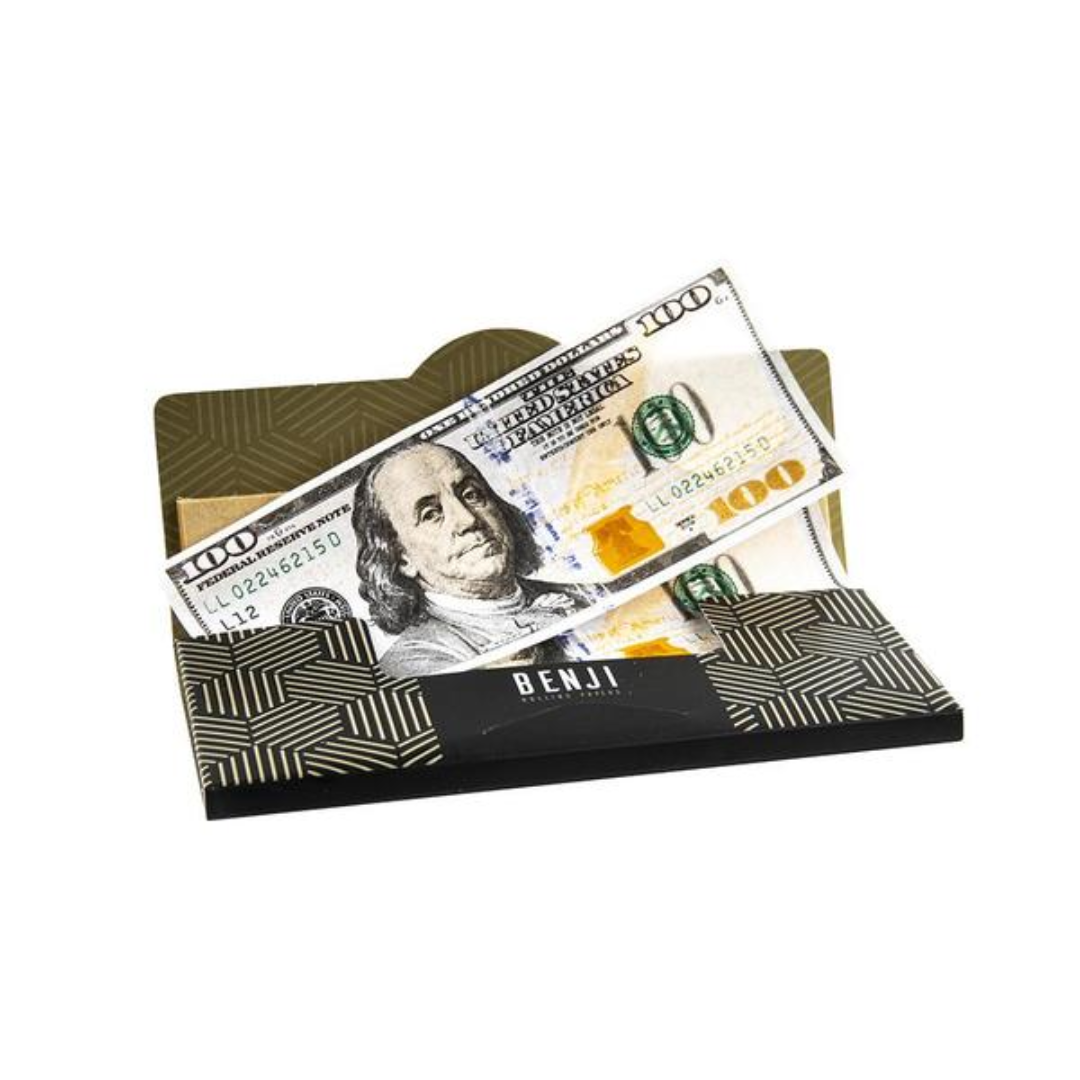 Benji 100 Dollar Bill Rolling Papers King Size