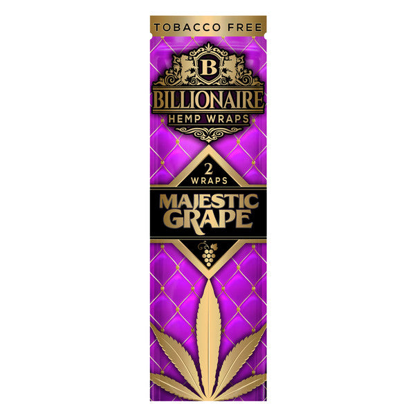 billionaire hemp wraps majestic grape