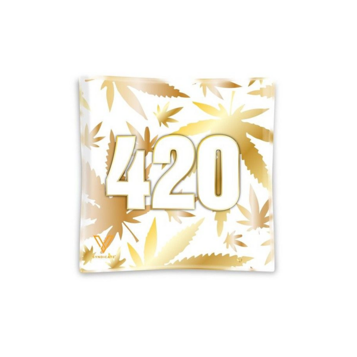 blazin glass ashtray 420 gold