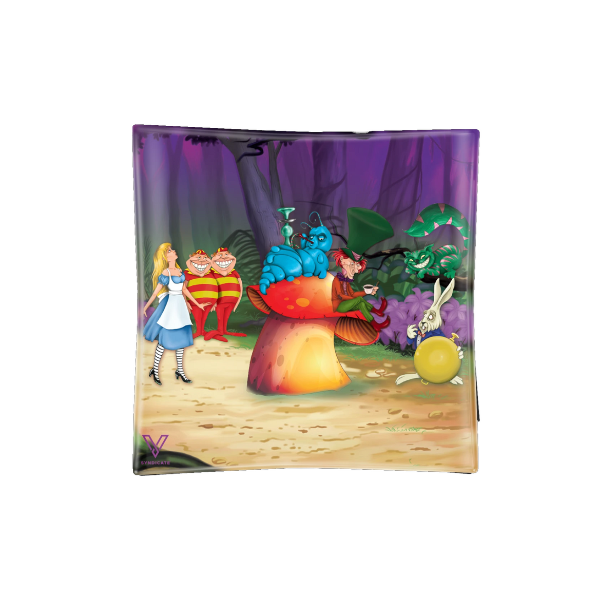 blazin glass ashtray alice mushroom