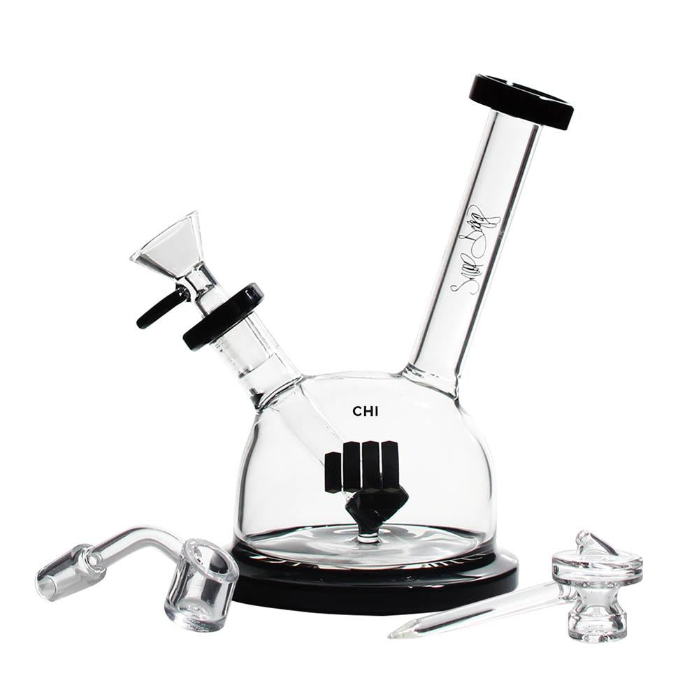 chi chicago water pipe bong accessories snoop dogg pounds black