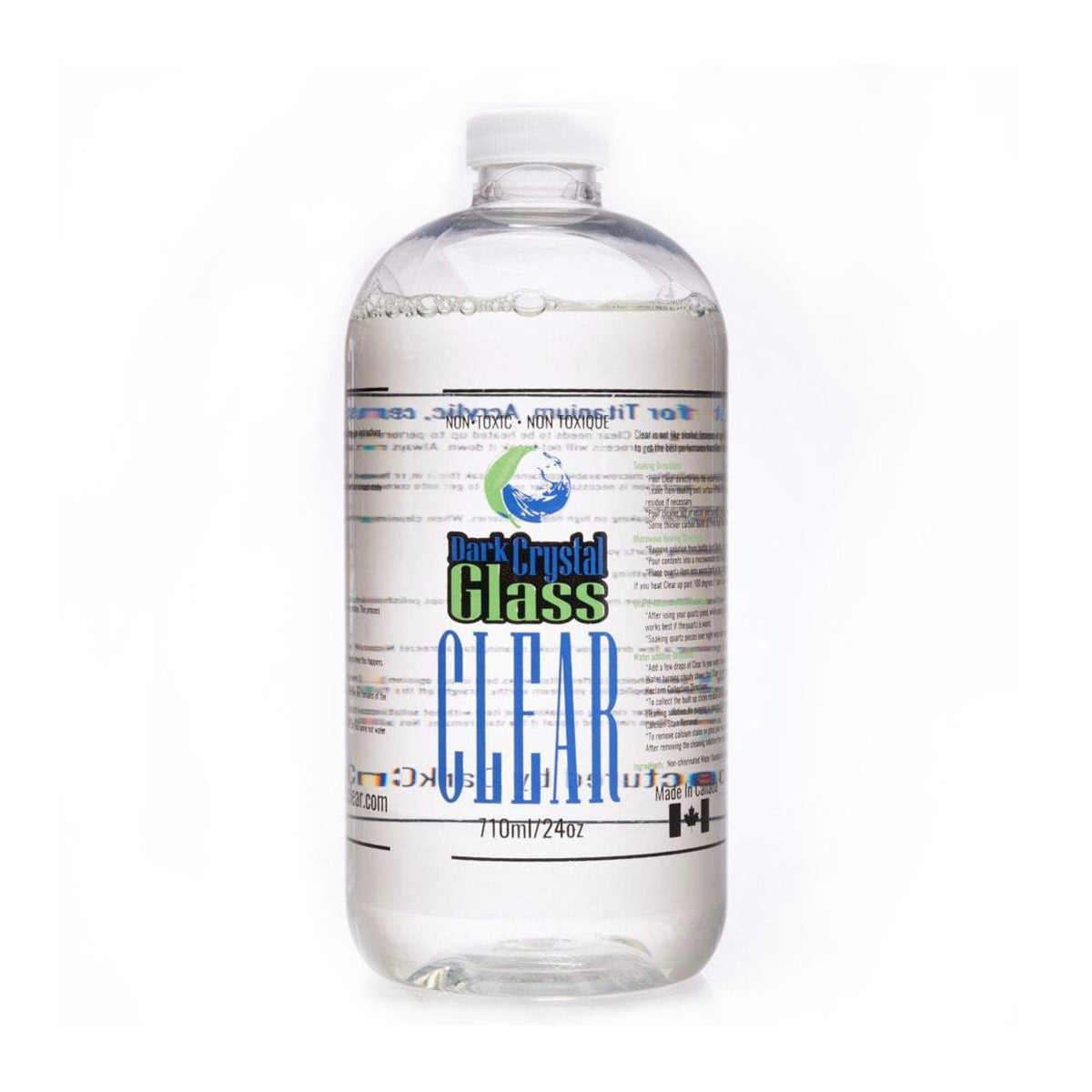 dark crystal glass clear 710ml 24oz