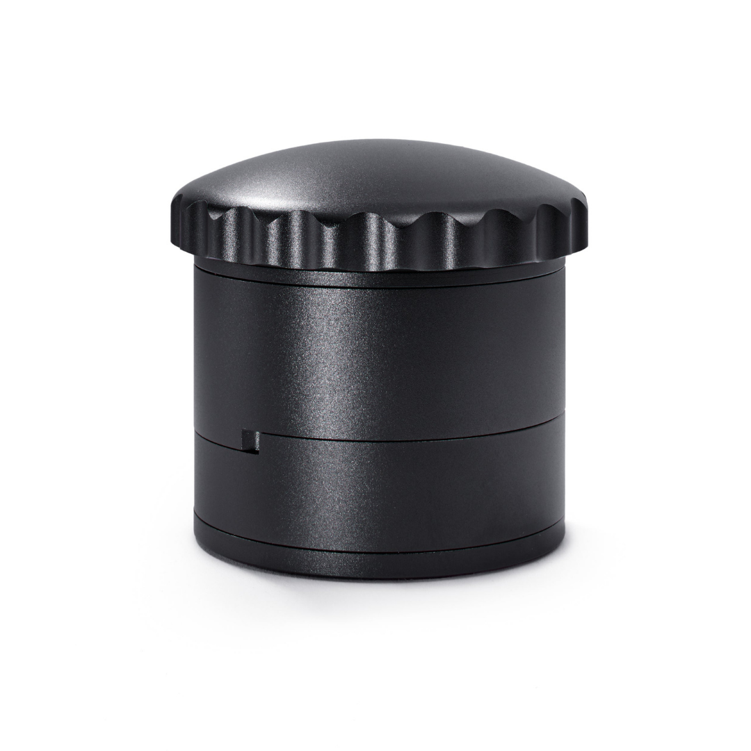 dr grind swing tray herb grinder jet black