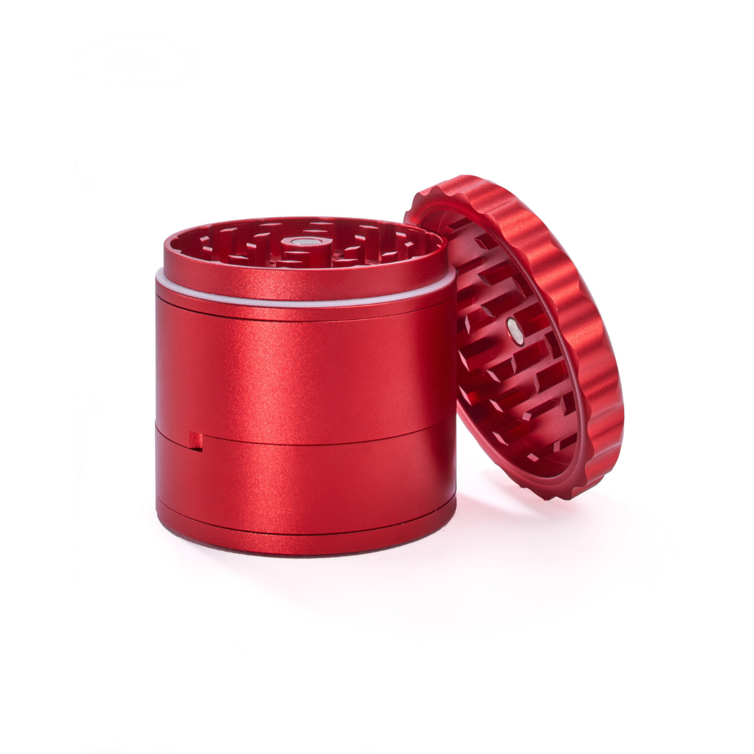 dr grind swing tray herb grinder red