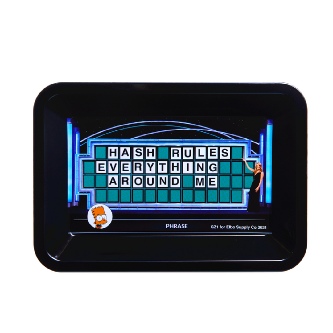 elbo metal rolling tray gameshow small