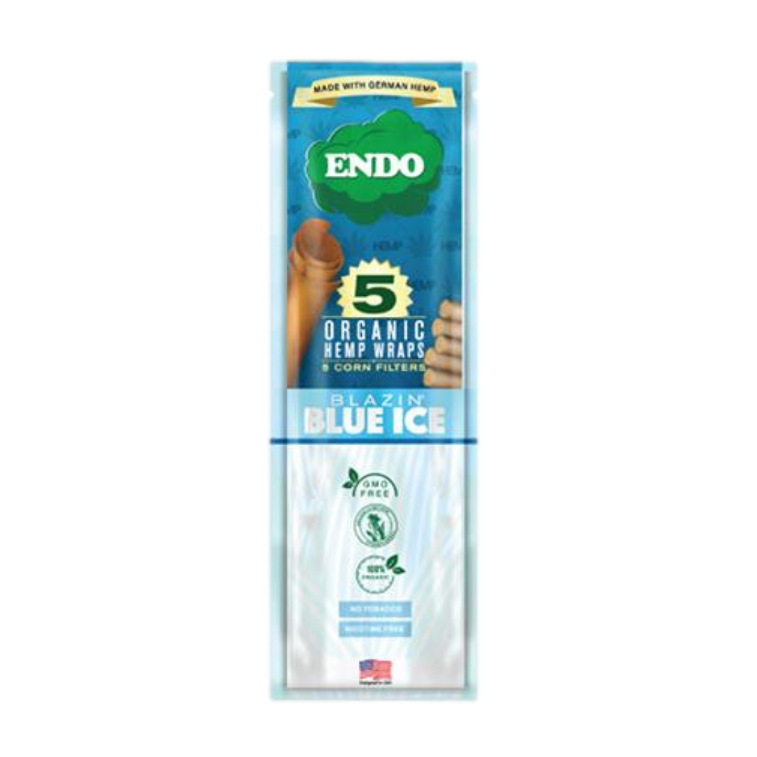 Endo Hemp Wraps - Blazin Blue Ice