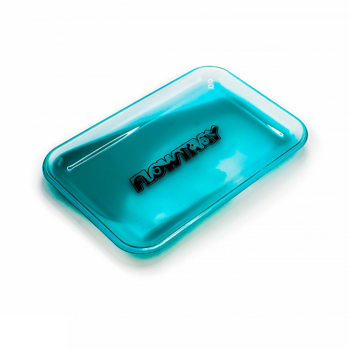flowtray quicksand fluorescent rolling tray neon blue glow