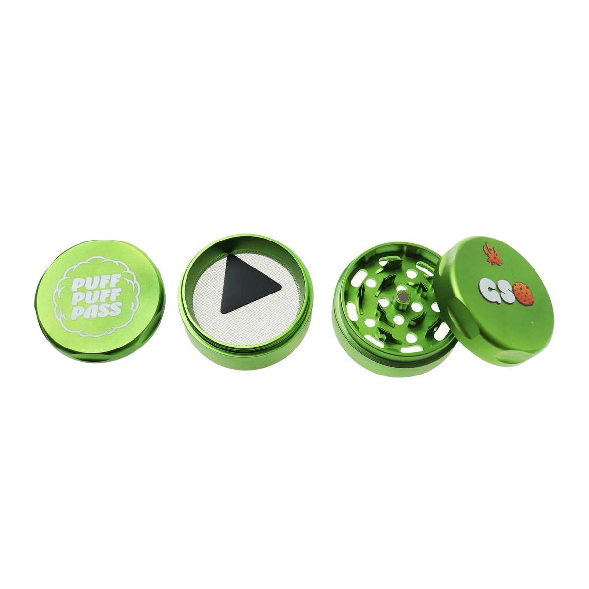 girl scout cookies grinder 4 piece green