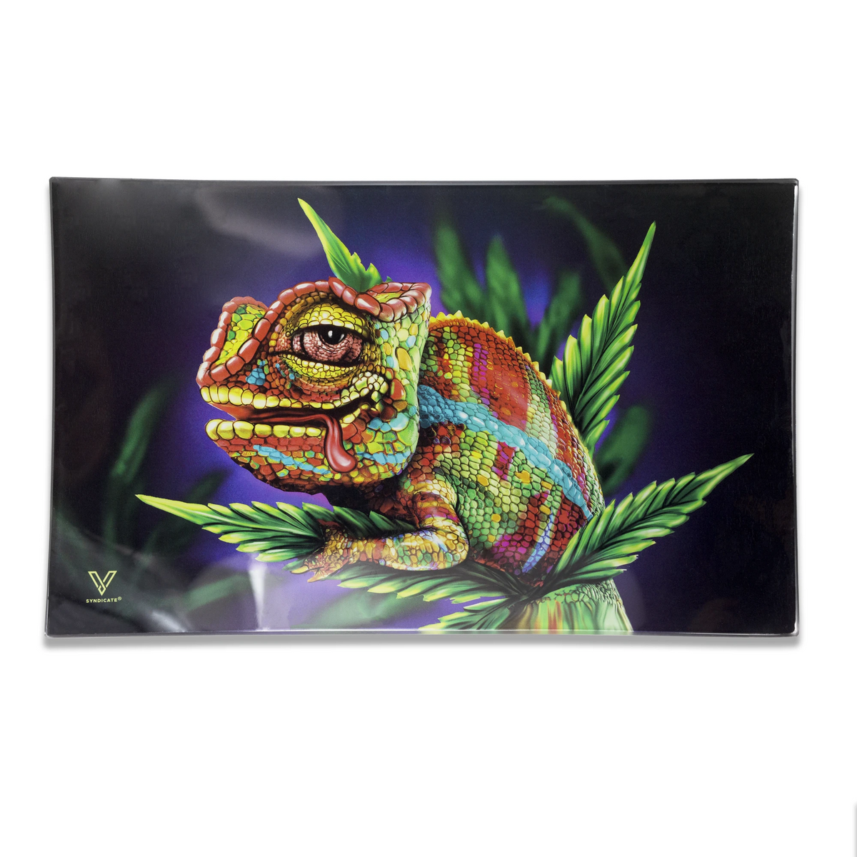 glass rolling tray cloud 9 chameleon medium v syndicate