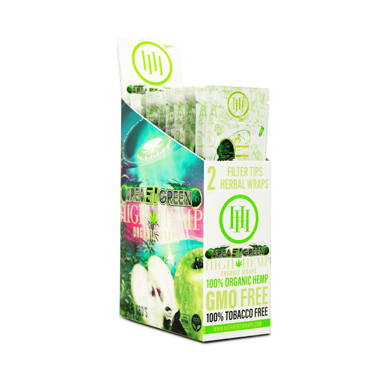 High Hemp Organic Wraps | 25pk Box