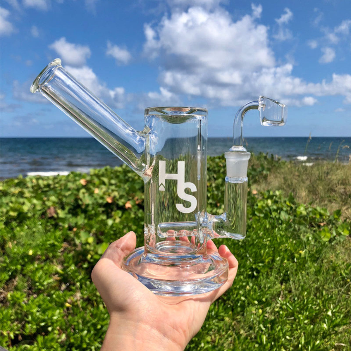 higher standards heavy duty glass dab rig