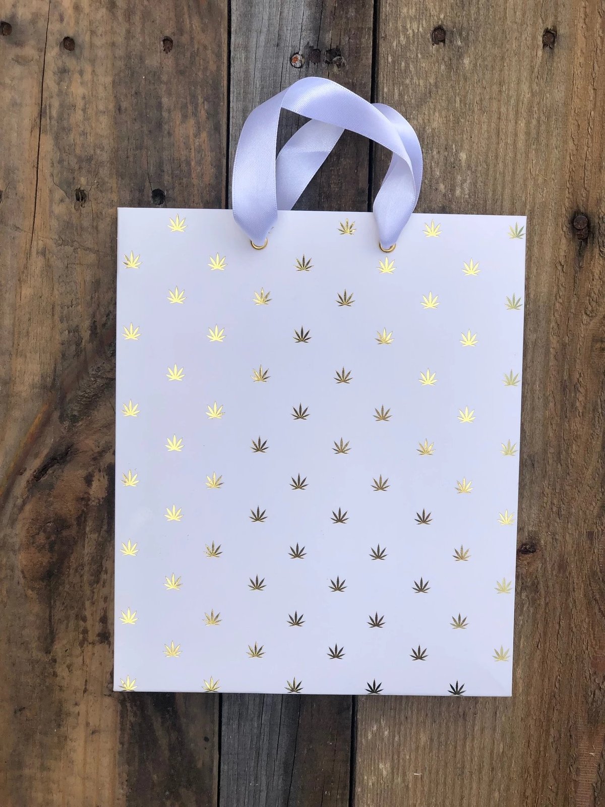 kushkards gold leaf gift bag