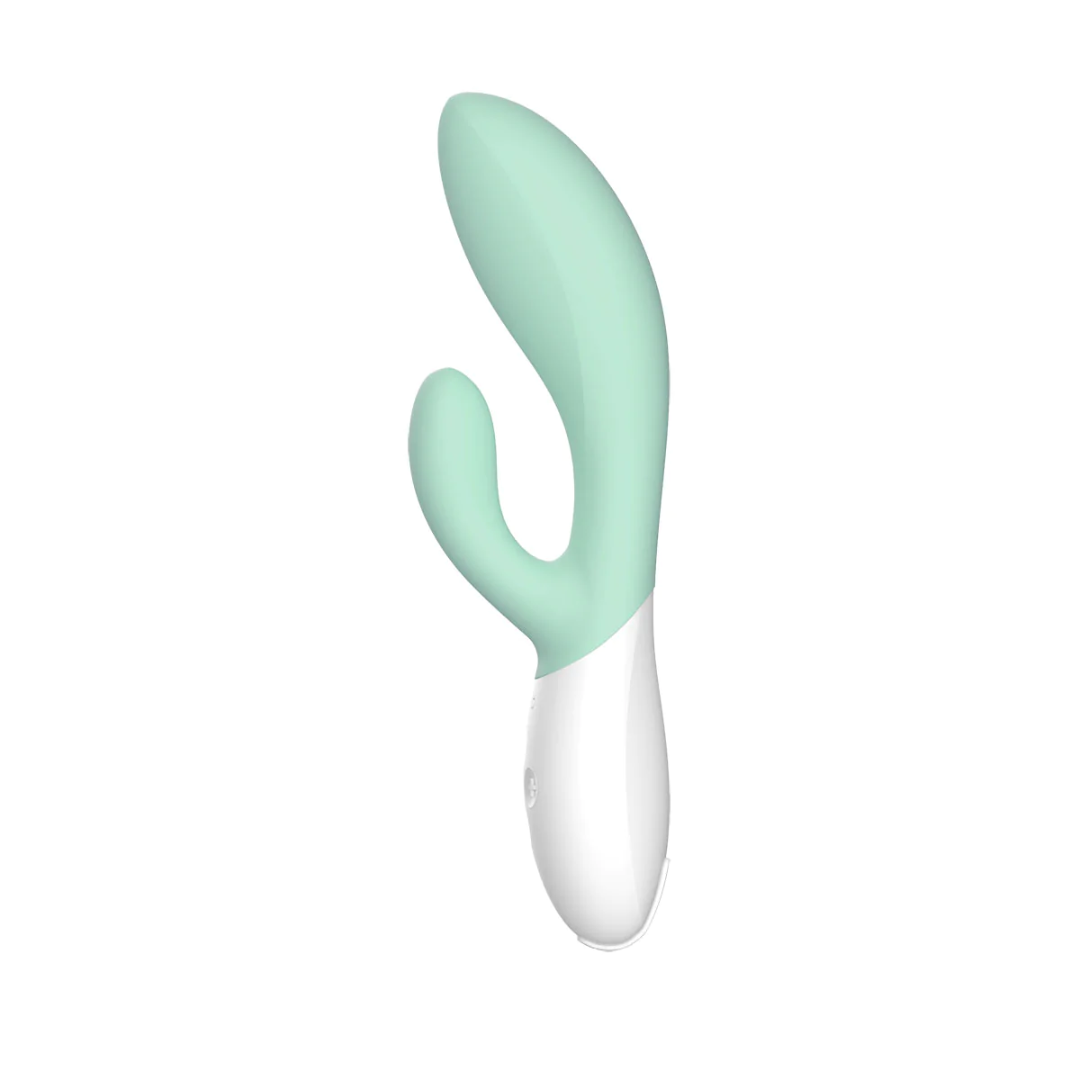 LELO Ina 3 Rabbit Vibrator Dildo Seaweed Green