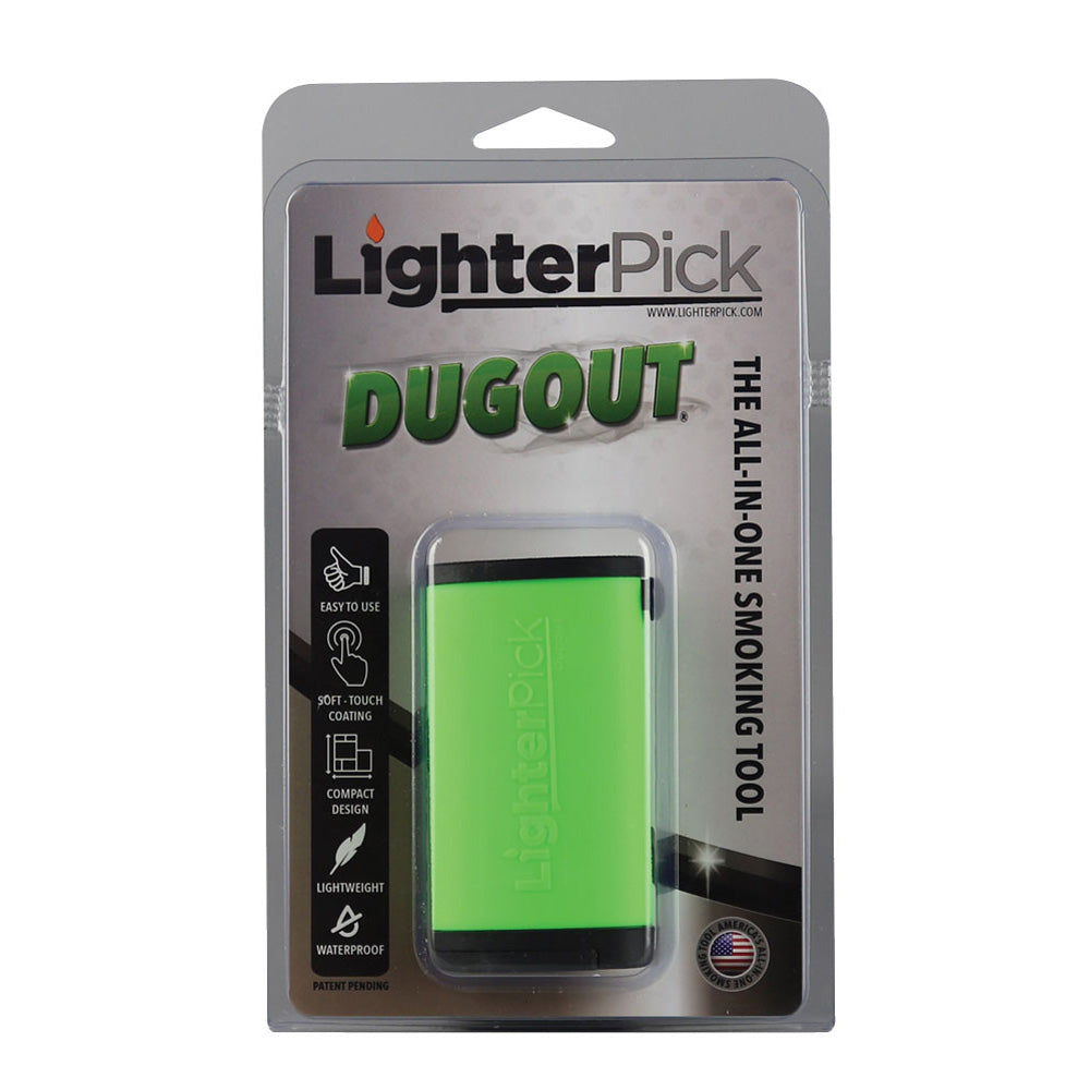 lighterpick waterproof smoking dugout green packaging