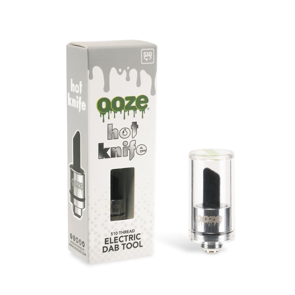 ooze hot knife 510 thread electric dab tool silver