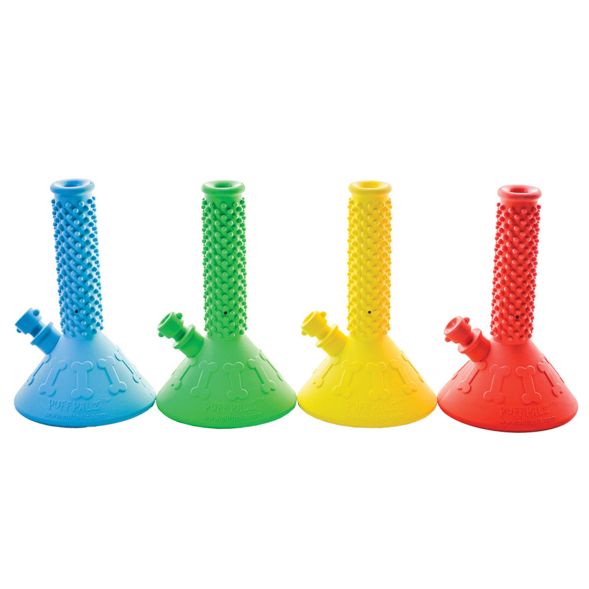 Puff Palz Beaker Buddy Rubber Bong Dog Toy