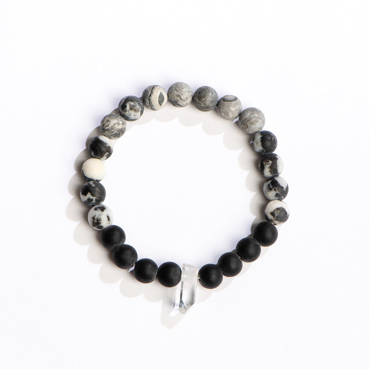 shoppe geo energy guidance strength gemstone bracelet