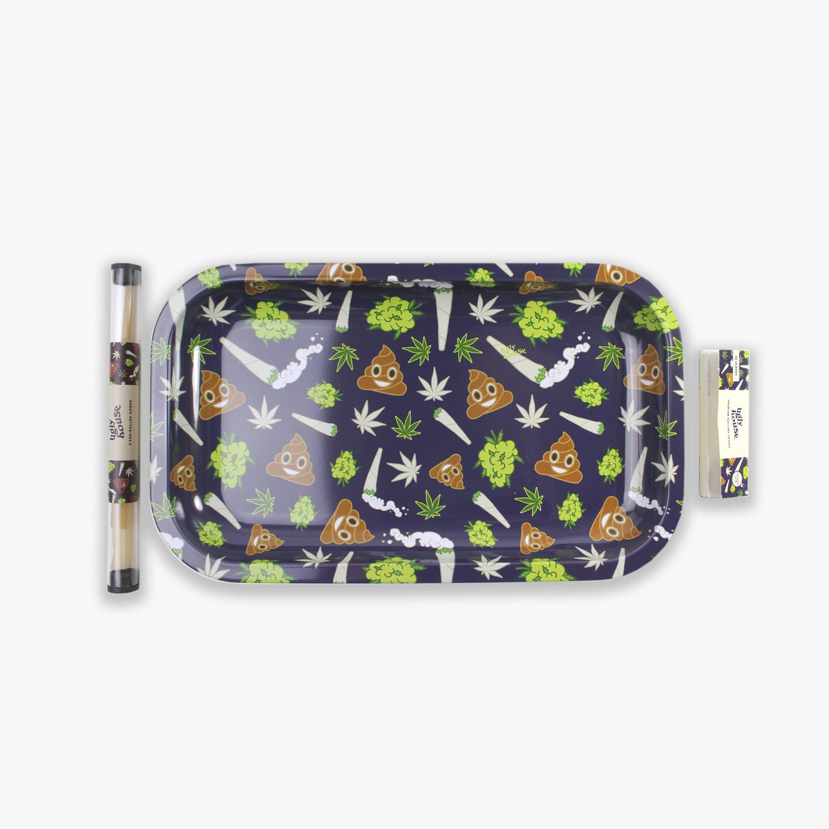 ugly house rolling tray bundle roll that shit emoji