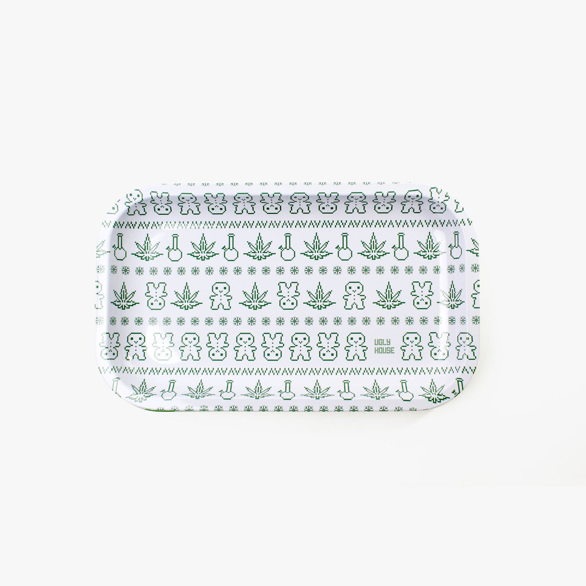 ugly house rolling tray lets get baked christmas