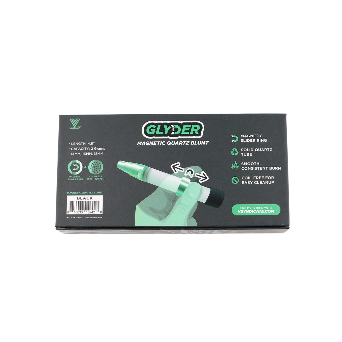 V Syndicate Glyder Magnetic Quartz Blunt