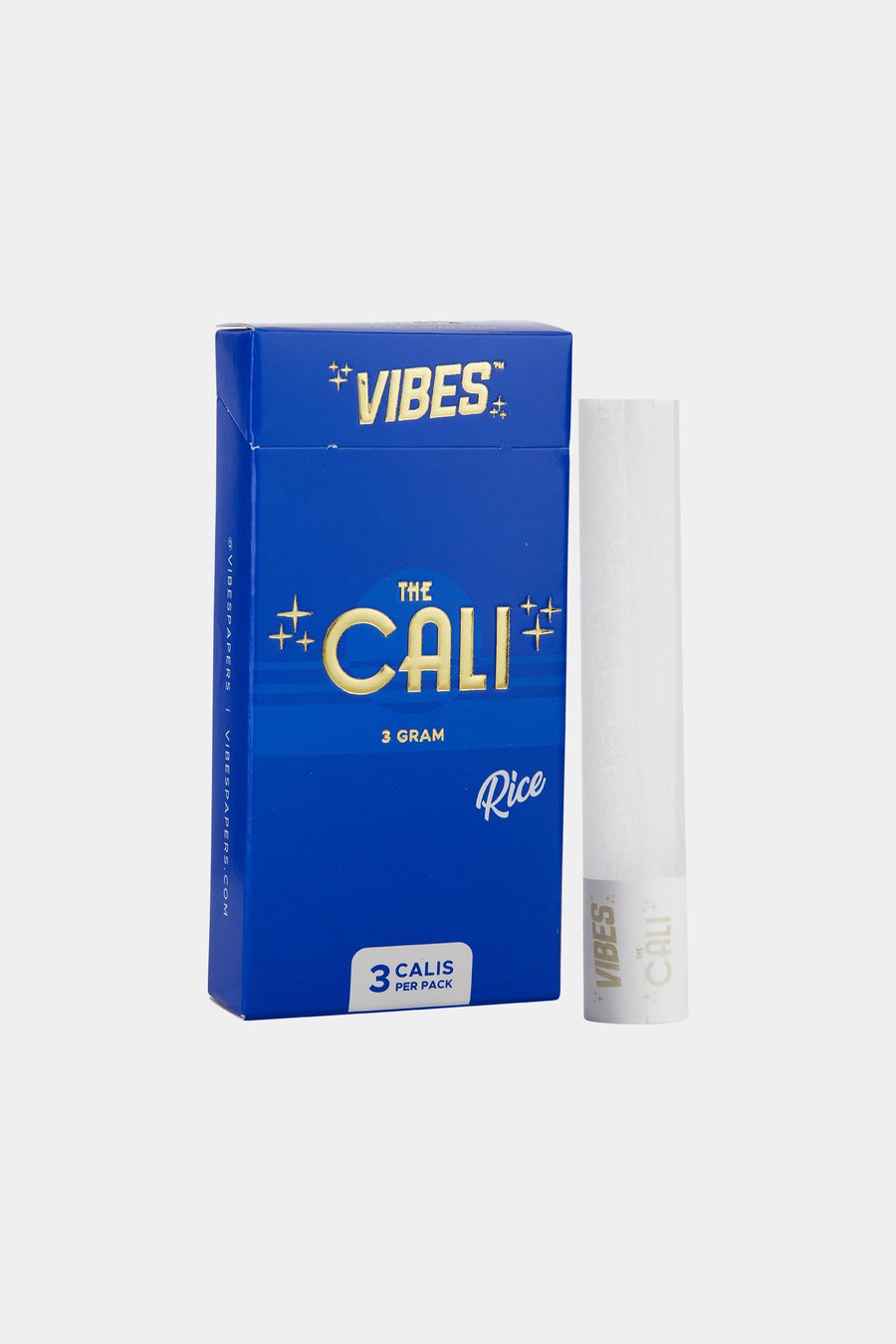 vibes cali cones 3 gram rice blue