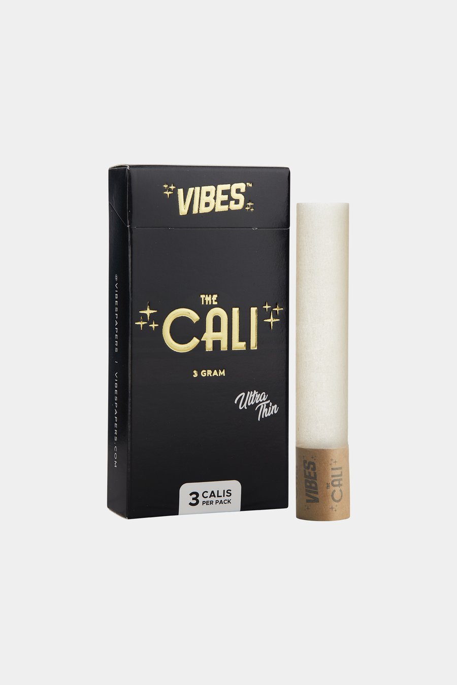 vibes cali cones 3 gram ultra thin black
